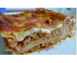 3.  Zapekané lasagne s bolognese omáčkou a strúhaným syrom    (400)g - 1,3,7